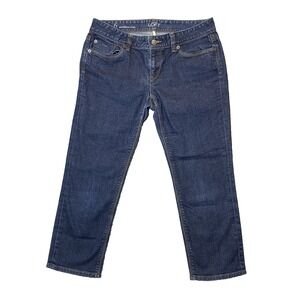 Ann Taylor‎ Loft Jeans Womens 6/28 Modern Crop Stretch Dark Wash Capri Denim